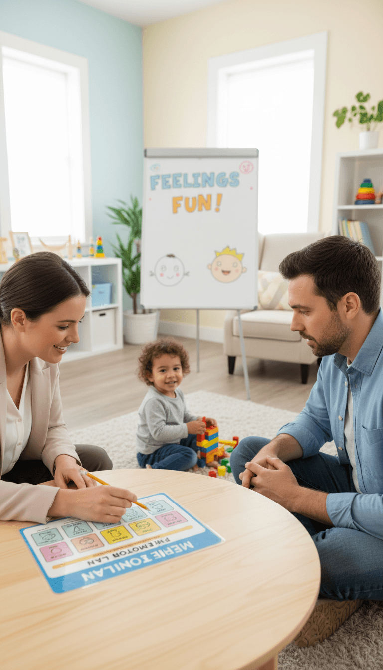 Early Intervention team meeting with family